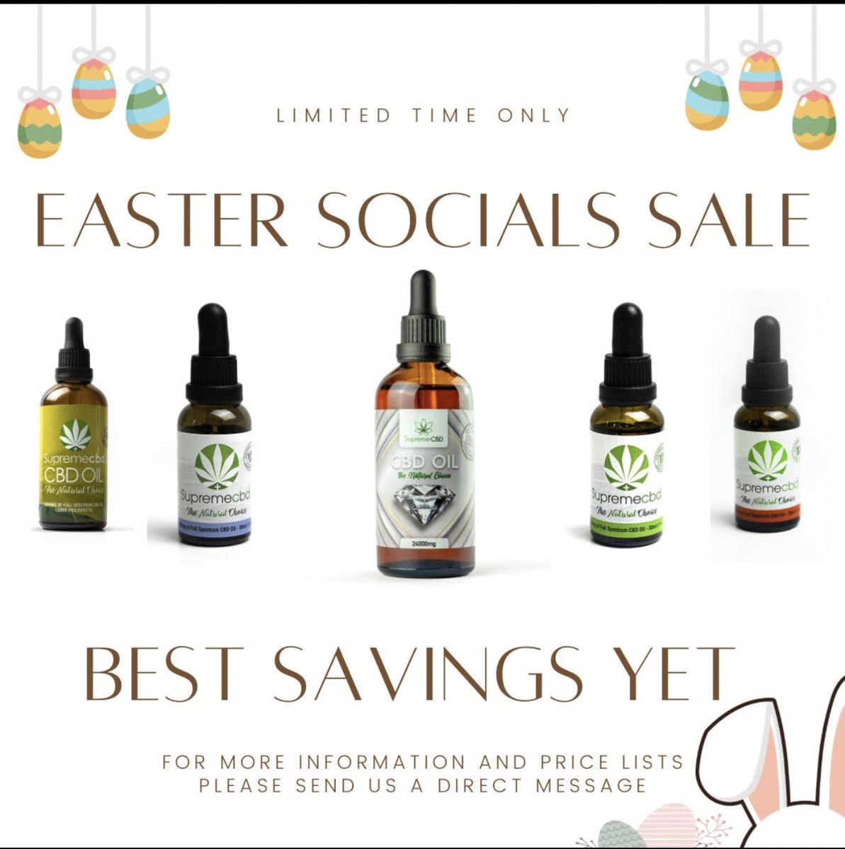 afowler06's tweet photo. RETWEET this for me please people 🙏🏻 I owe you all 5 FREE bottles today after getting 500 retweets on last post,  but I’m still offering the CHEAPEST ever prices of @supreme_cbd today,  so give me a DM an don’t miss out as stock nearly gone 😅 #SupremeSale 💰 https://t.co/L2xvXVohUt