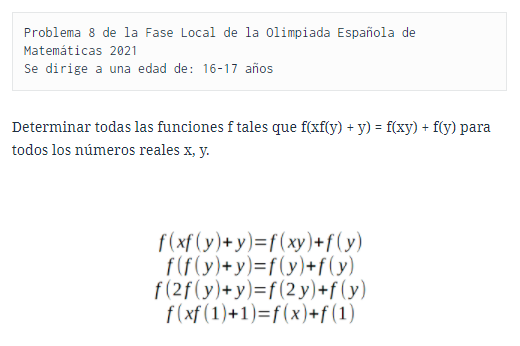 DimatesUA's tweet photo. Ya está disponible la solución de #LosProblemasDeDimates #187: 

📌 Igualdad en una función
💻 https://t.co/C9pEOJFyy4

¡Ya mismo un nuevo problema!

Problema 8 #FaseLocal #OME2021 

@RobSelGom
@OMErsme
@Calendarimat
@EstalmatCV
@RealSocMatEsp
@Dimatematicas https://t.co/Xps3uR8mWv