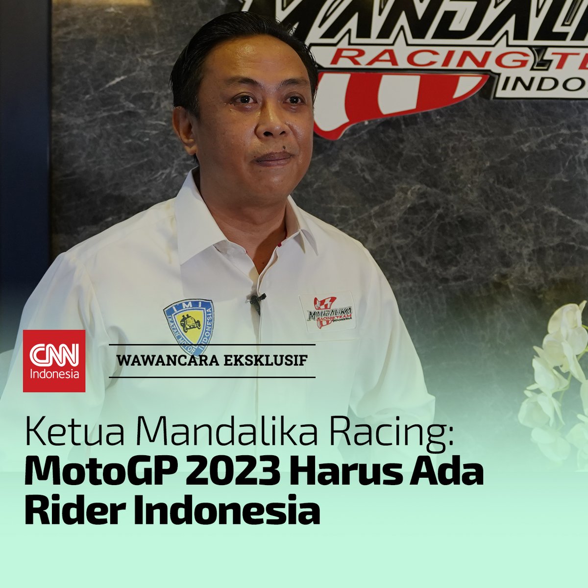 Mandalika Racing berambisi membentuk tim guna tampil di MotoGP 2023. Rapsel Ali meyakini Indonesia memiliki sumber daya dan talenta untuk tampil di MotoGP. Selengkapnya dalam bit.ly/3u0dT3B #WawancaraEksklusif #CNNIndonesia