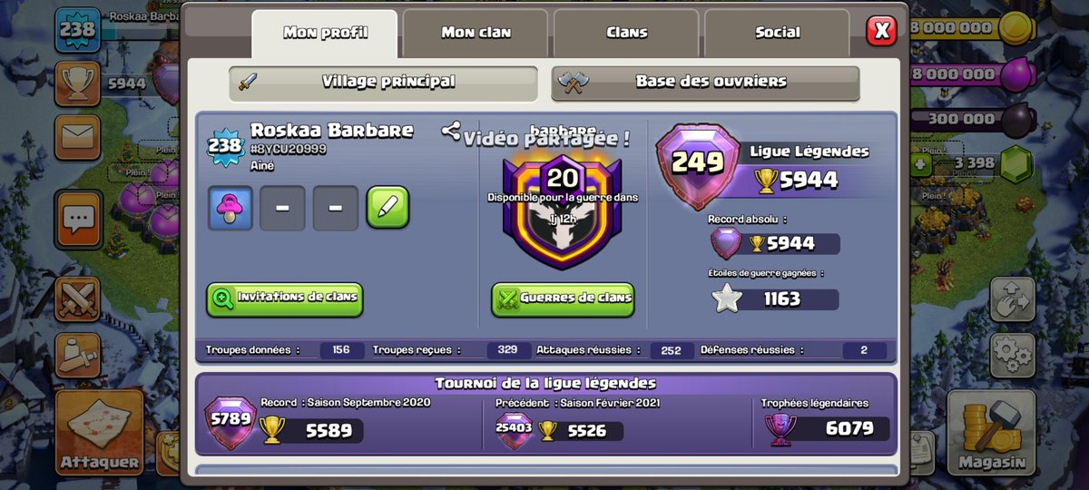 Roskaa_COC's tweet photo. 🌟Dernière journée de rush🌟 https://t.co/tVyVmCnorI