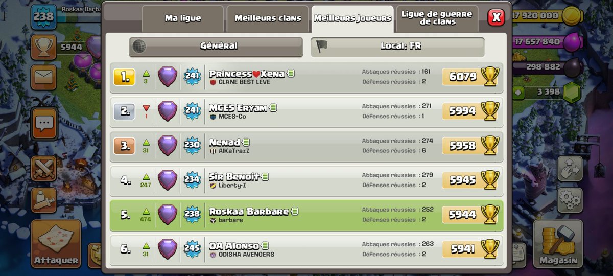 Roskaa_COC's tweet photo. 🌟Dernière journée de rush🌟 https://t.co/tVyVmCnorI