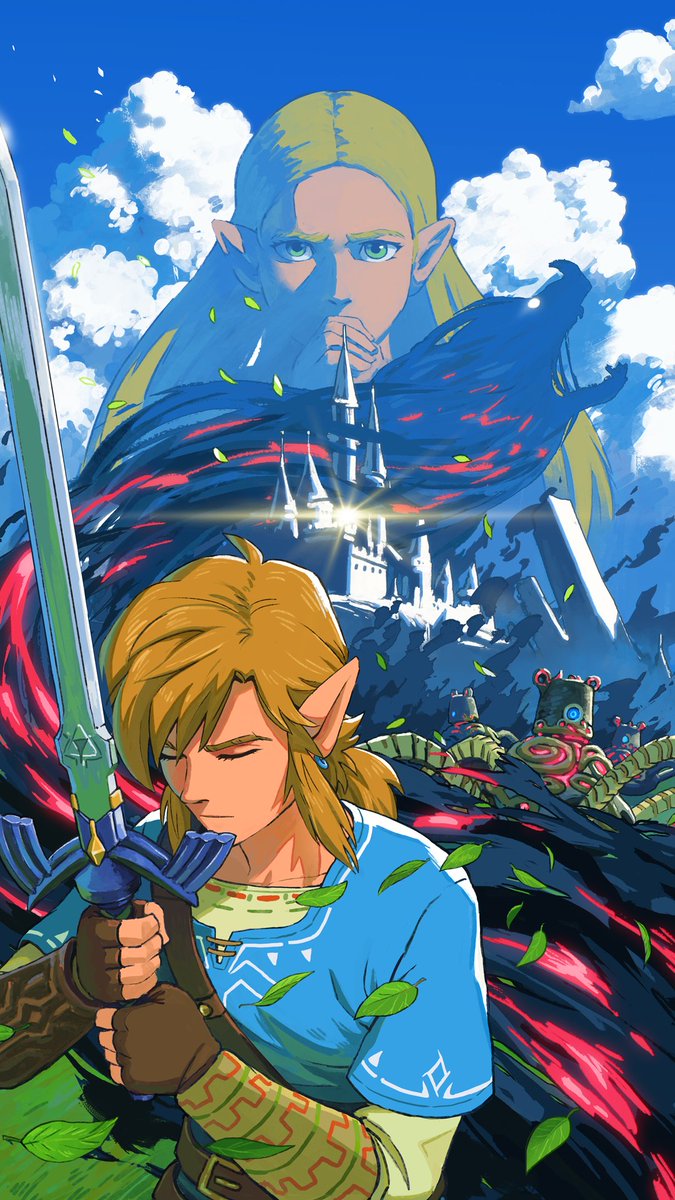 Updated Zelda phone wallpapers packs! No need to ask to use! It makes me happy to see people use my art as wallpapers! 1/3