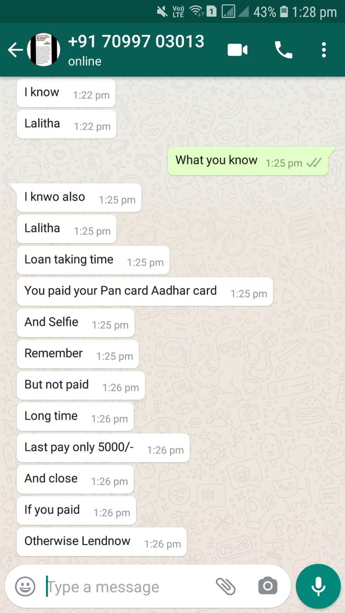 Prakash85008501's tweet photo. Agent of LEND NOW 👇a Chinies fraud loan application threatening a innocent girl &amp; blackmailing her by using WhatsApp ..still the harrassment is on..how come the agent of fake lending application having that much of guts to blackmail her?@TelanganaDGP @PRohini_IPS @CyberCrimeRck https://t.co/1rWoFTUnOy