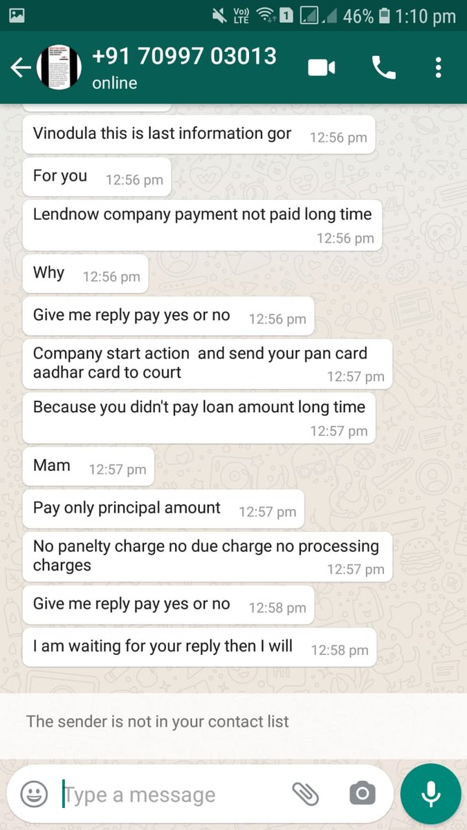 Prakash85008501's tweet photo. Agent of LEND NOW 👇a Chinies fraud loan application threatening a innocent girl &amp; blackmailing her by using WhatsApp ..still the harrassment is on..how come the agent of fake lending application having that much of guts to blackmail her?@TelanganaDGP @PRohini_IPS @CyberCrimeRck https://t.co/1rWoFTUnOy