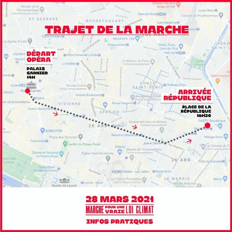 #MarcheClimat nous vous partageons quelques infos pratiques pour les mobilisations de cet après-midi !