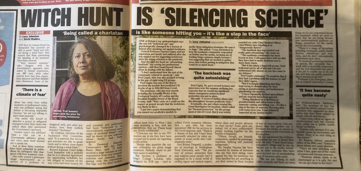 thelucyjohnston's tweet photo. Are vested self interests stopping us reach a better understanding of COVID? Why are scientists trying to silence colleagues? Are we losing freedom of speech? ⁦@rwjdingwall⁩ ⁦@SirGrahamBrady⁩ ⁦@EstherMcVey1⁩ ⁦@UsforThemUK⁩ ⁦@MattHancock⁩ ⁦ https://t.co/nRjd2bI65L