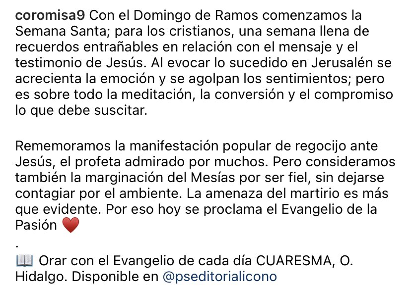 CoroMisa9's tweet photo. Domingo de Ramos #SemanaSanta2021 #DomingoDeRamos #jovenescristianos #musicacristiana #reflexion @editorialPS https://t.co/AWbR6go6bd