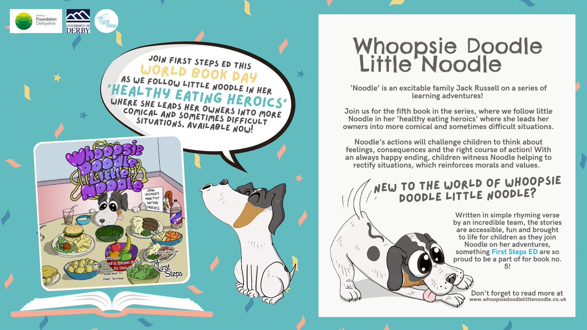 Access your FREE download of our co-produced and researched children’s book, showcasing the importance of healthy eating with <a href="/WDLNoodleBooks/">Whoopsie Doodle Little Noodle</a> here at ow.ly/sDwB30rziXj

We're proud to support such an amazing project, with a grant awarded by <a href="/Foundation_DBS/">FoundationDerbyshire</a> 💙