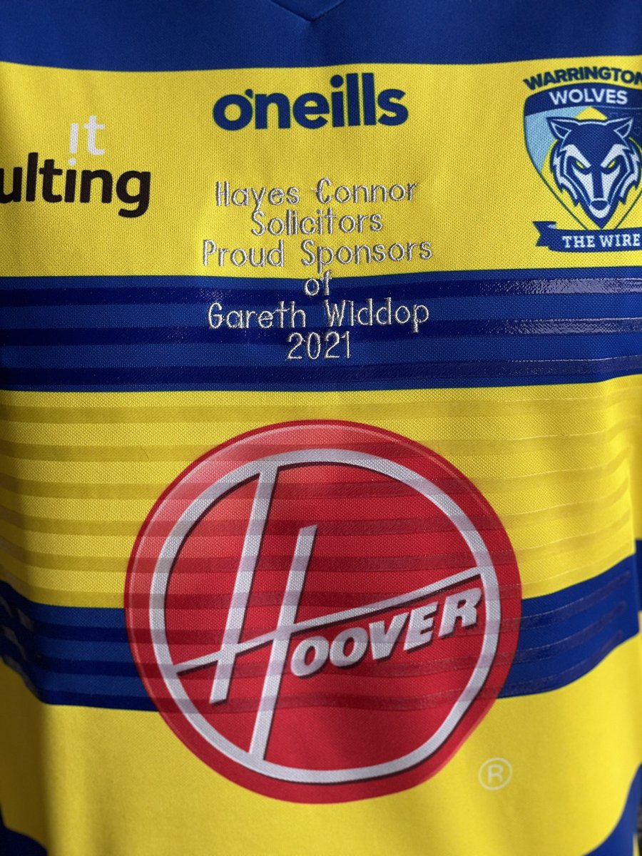 HayesConnorSol's tweet photo. It’s @SuperLeague first #gameday for @WarringtonRLFC for the 2021 season. We can’t be more excited or prouder about sponsoring @garethwiddop for the year. What a player. Great club, great team. Wishing the whole team the best of luck #alwaysouryear #believe https://t.co/RWUJ3f3x0S