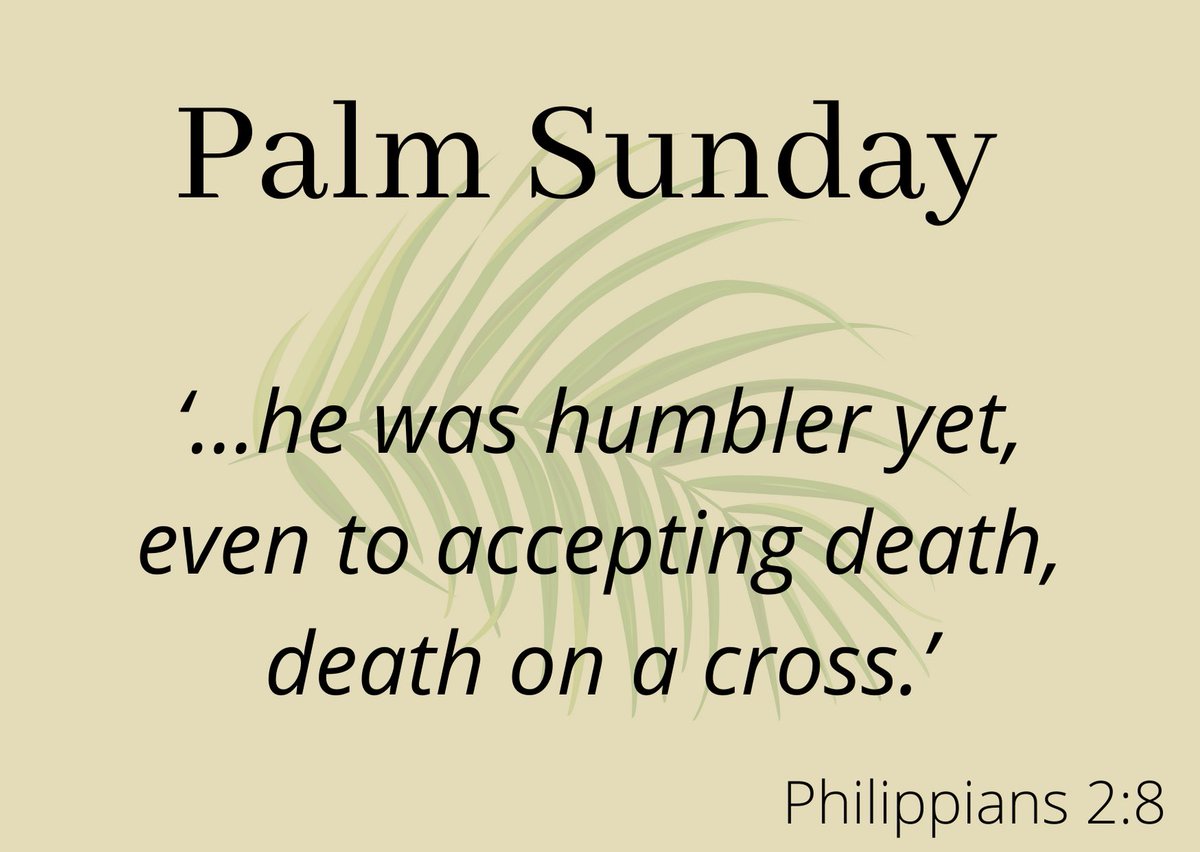 ChaplaincySM's tweet photo. Today is Palm Sunday and marks Jesus’ triumphant entrance into Jerusalem. Today we begin our journey into Holy Week and look at Jesus last week before his crucifixion. We fix our eyes on him and all he did in this week. https://t.co/MMlyLRrfV5