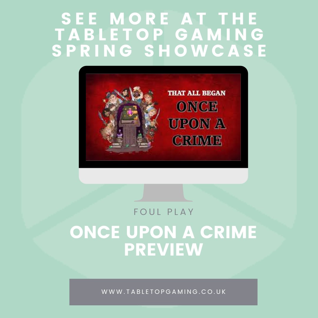 TabletopMag's tweet photo. The question of whodunnit, with a fairy tale twist... This is the very latest from @foulplaygamers, check out their video and then head on to their Kickstarter!
https://t.co/gTlMnyk12O
-
-
-
#springshowcase #tabletopgaming #boardgames #mwg #TTGSpringShowcase https://t.co/phaSnrWYG2