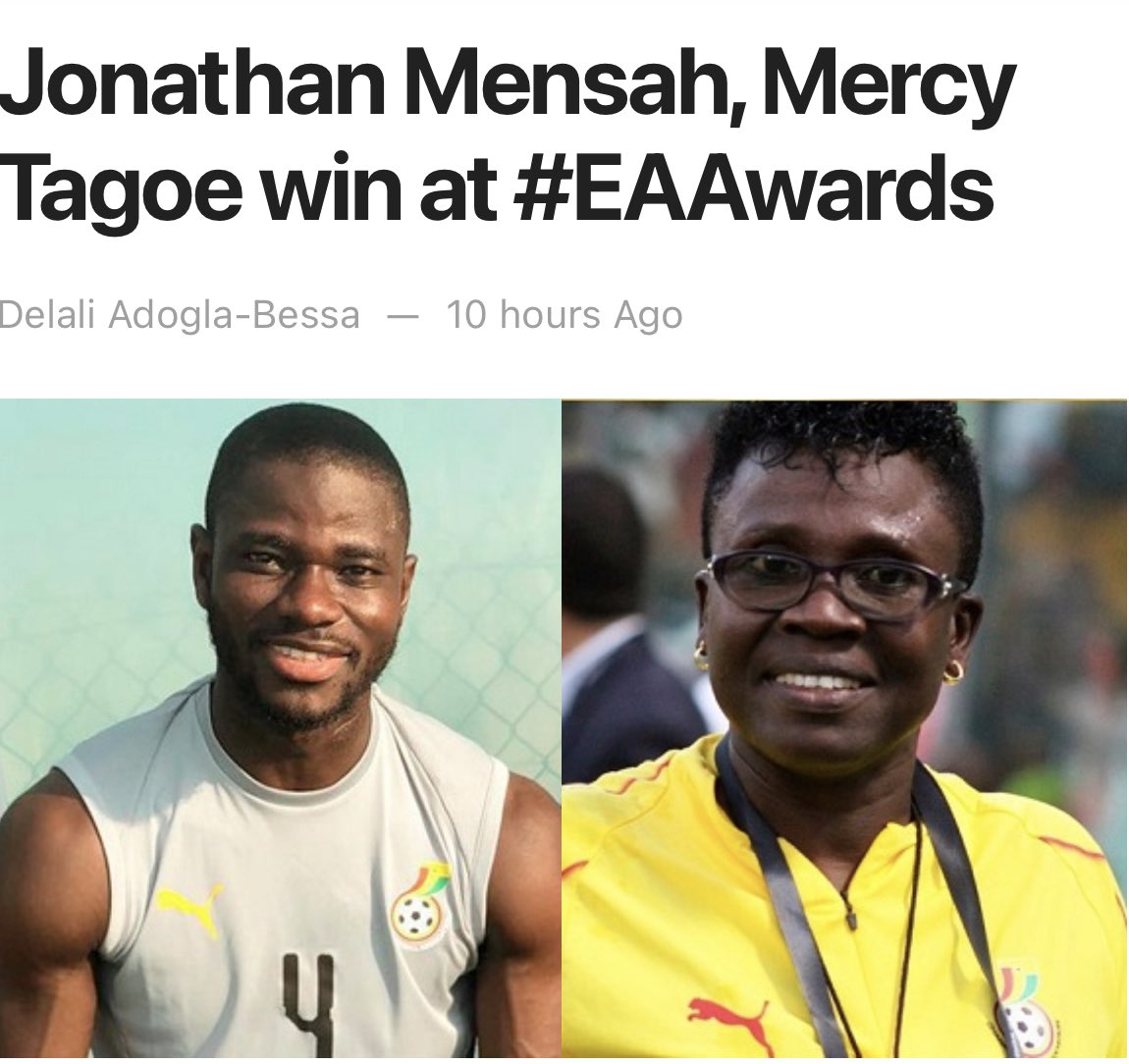 Very well deserved my people , so proud of you ❤️❤️❤️  <a href="/tagoe_mercy/">Mercy Tagoe Quarcoo</a> <a href="/Jomens25/">Jonathan Mensah</a>