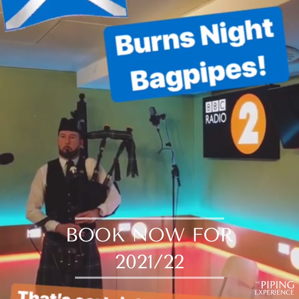 Looking back to 25.01.18 with TPE piper Matthew McRae. Playing on <a href="/BBCRadio2/">BBC Radio 2</a> as part of the Chris Evans Breakfast Show <a href="/achrisevans/">Chris Evans</a> #bagpipes #thepipingexperience #london #piperforhire #bagpipe #piper #corporatepiper #chrisevans #bbc #bbcradio2 #radio2 #chrisevansbreakfastshow