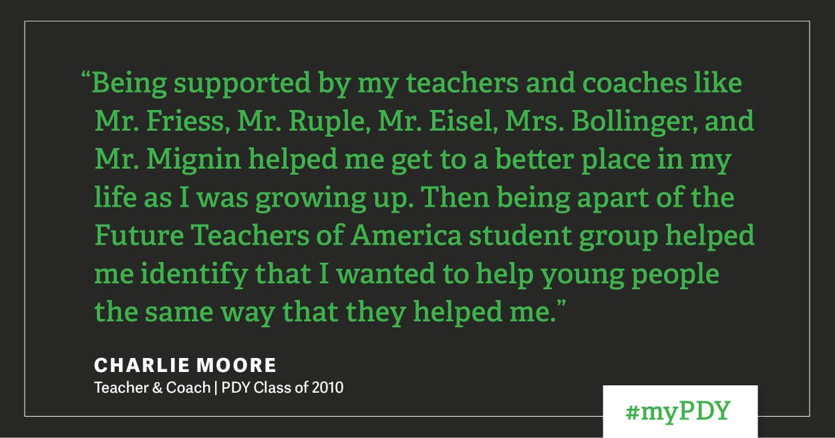 Thank you Charlie for sharing your PDY Story. We would love to hear how PDY Schools has positively impacted your journey as well. Follow this link, forms.gle/xdTyyxYwnqdGcJ… to share #myPDY