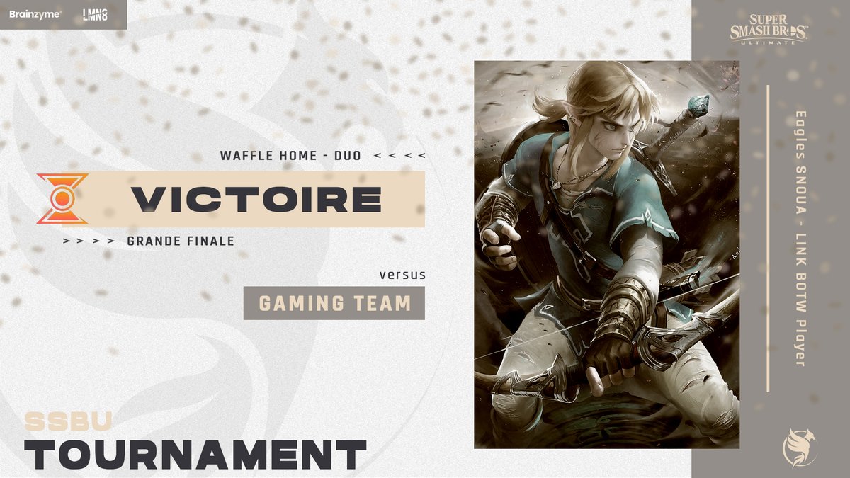 [#SSBU] 🦅

Victoire de la Waffle Home pour Snoudenka !! 🤩

Incroyable performance de @SnouaSSB et <a href="/ZudenkaSSB/">Zudenka</a> de chez <a href="/elvetsgaming/">E-LVETS</a> qui remportent cette finale après avoir remonté un set de retard. 🔥 

Un grand bravo ! 👏

#EaglesAssemble 🦅