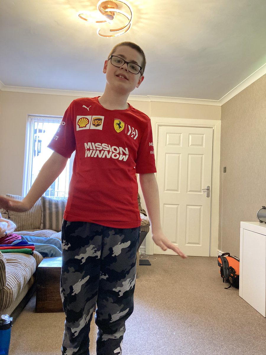 KerryFriskney's tweet photo. To say Sam is excited is an understatement...... start of the F1 season has finally arrived @AbbeysU1 @AbbeyLearning https://t.co/uJ7jZSelYg