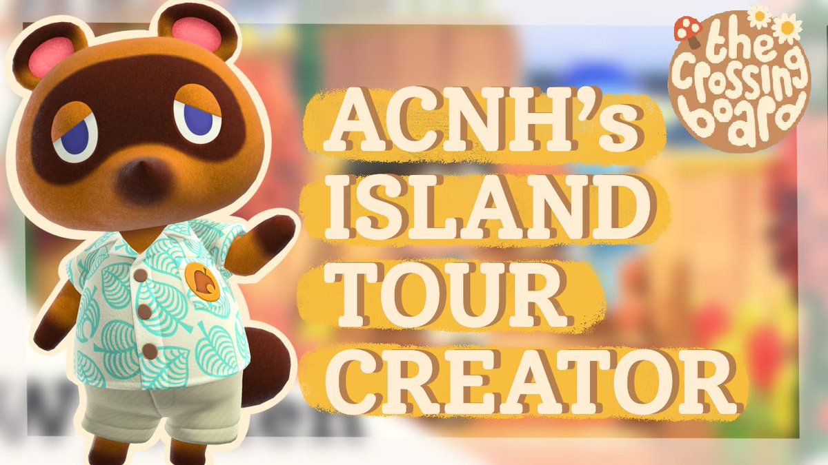 CrossingBoard's tweet photo. Recently the #ACNH Island Tour Creator, where you can make posters and trailers of your island, was launched! 🤩But how does it work, exactly? 🤔

Let's explore what it has to offer, in our newest YouTube video: https://t.co/DtFQueQAhR https://t.co/gOWoNf916V