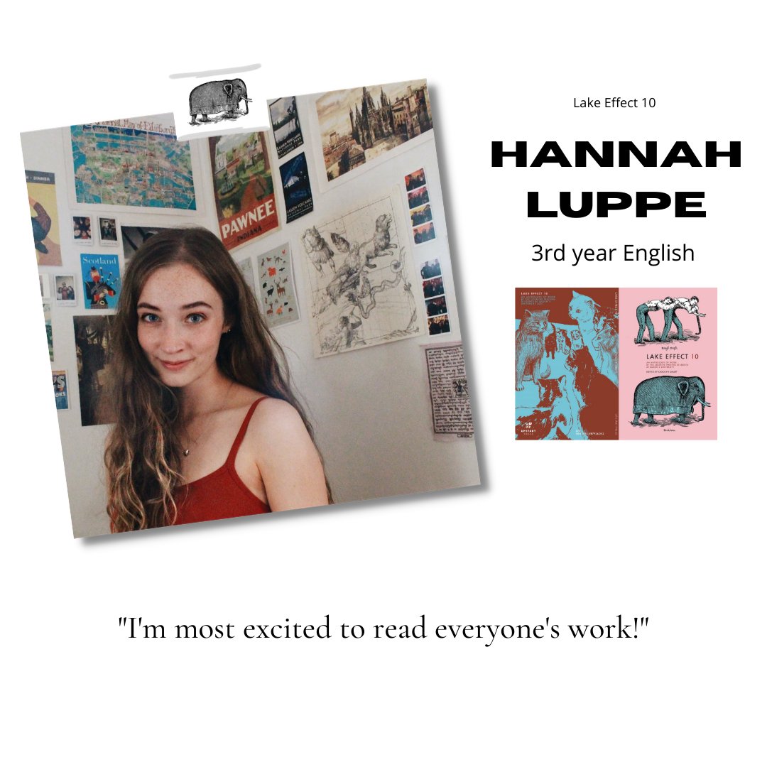 10_effect's tweet image. Meet our next Lake Effect 10 contributor, Hannah Luppe, and enjoy an excerpt from "The Girl, The Wolf."

@hannahluppe @QueensCWRI