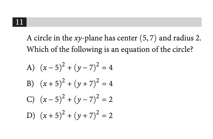 akilbello's tweet photo. What's the outlier? Which would you guess? 

These are #SAT questions given in 2018. 

the internet is dark and full of lies and #TestPrepTrix that don't work https://t.co/2yeuNUY9pb