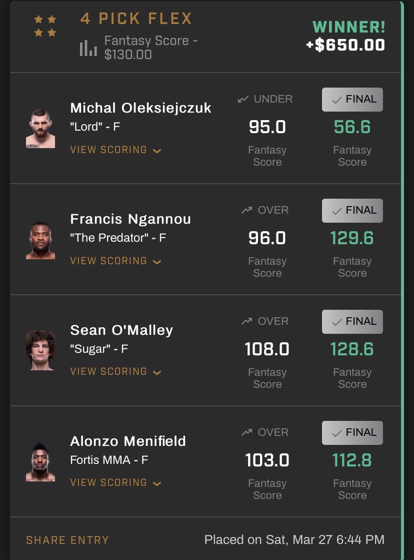 DGFantasy's tweet photo. Haven't posted some screenshots in a while, so here's some from our members last night! #ScreenShotLife https://t.co/8DuWbNFzF5