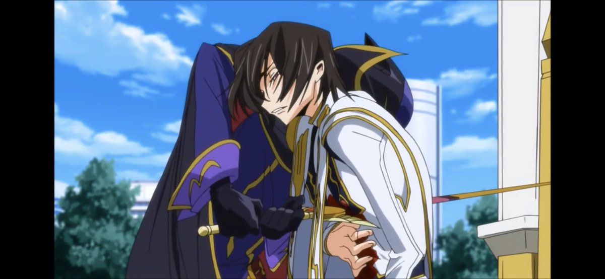Thaimyshoo's tweet photo. “Stop crying, it’s just an anime” 

The anime: https://t.co/K2zQLexzRN