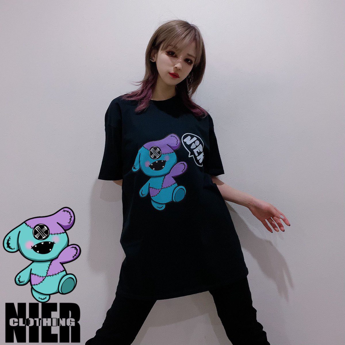 NieR_tokyo's tweet photo. 🎁本日〆切プレゼント企画🎁

こちらの当店オリジナル
キャラクターT-shirtを3点セットで

🎁4名様にプレゼント🎁

ユニセックスアイテムです🐰

◼応募方法
フォロー(@NieR_tokyo) &amp; RT
◼締切〆  本日24時

※鍵垢の方も対象内です。
是非ご参加ください🙇‍♂️🙇‍♀️ https://t.co/1f6gbjT1iy