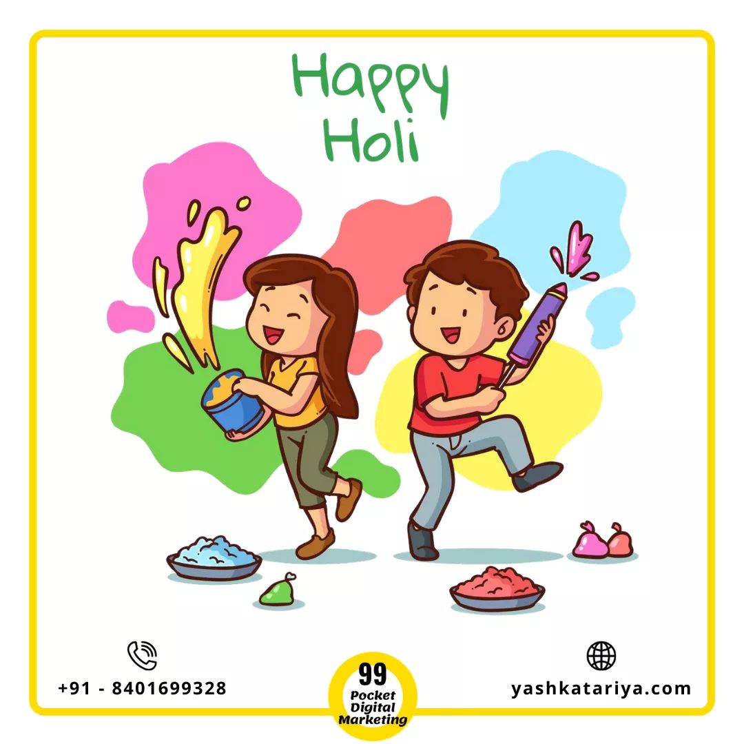 99pocketdigital's tweet photo. Happy Holi.
Play safe &amp; be safe

#Holi2021 #holicelebration #dhuleti #indianfestival #dhuleticelebration #dhuleti2021 #digitalmarketing #graphicdesign #Socialmediamarketing #99pocketdigitalmarketing https://t.co/4ufFFXciXv