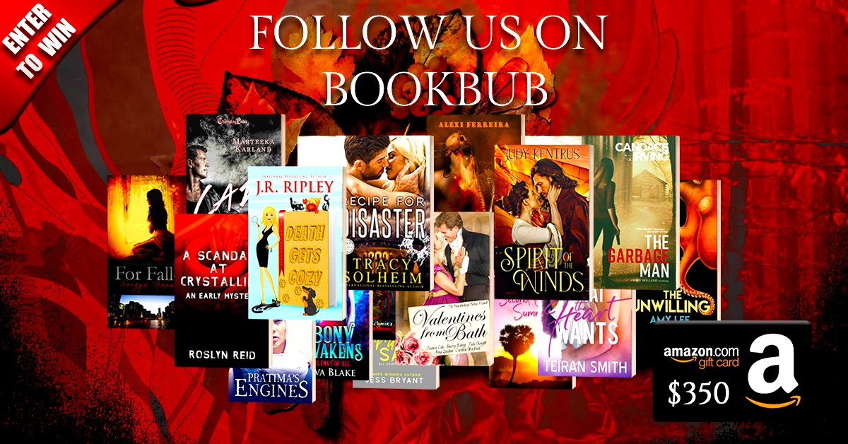 🔥🎁🍂⭐️Another awesome giveaway for readers! We're giving away a whopping $350 Amazon Gift Card to one lucky reader.⭐️🎁For your chance to win, follow our authors on BookBub. 
bookthrone.com/march-bookbub-…
