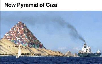 chartscoach's tweet photo. I must admit, this is pure genius 🤣

#SuezCrisis #suezblockage #EVERGIVEN #Evergreen #Suez https://t.co/8zXQrcB6HA