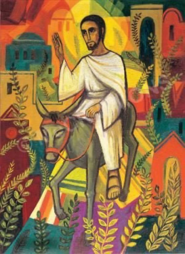 Hosanna to the Son of David, the King of Israel.
Blessed is he who comes in the name of the Lord.
Hosanna in the highest.