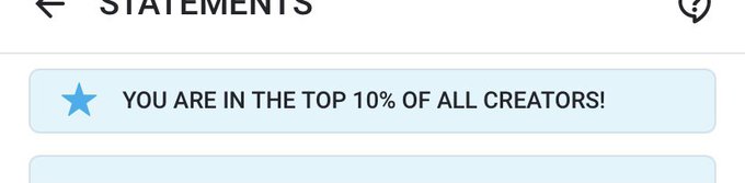 This might not be the *Biggest* deal but I&rsquo;m proud of myself!!! Top 10% it&rsquo;s only up from here yuhhh😝🥳