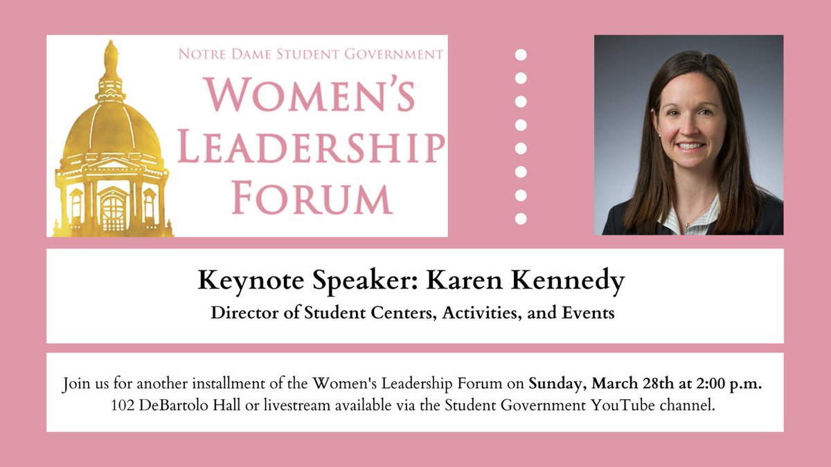 Join us for the final installment of the Women's Leadership Forum with Karen Kennedy!