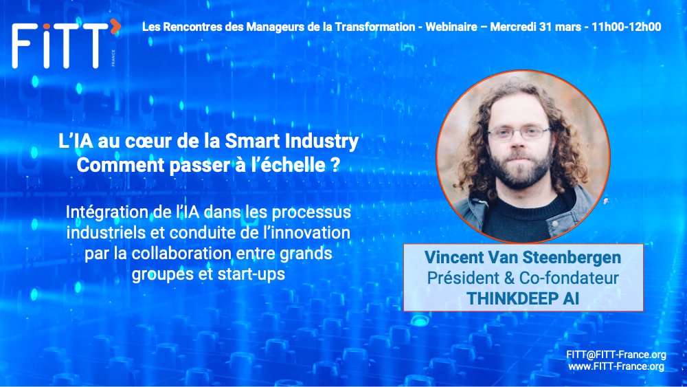 FittFrance's tweet photo. 👉🗓️🏭 RV 31/3 pour débattre de l'#industriedufutur et d'#IA >> https://t.co/62O5dQhO5q #industry40 #TransfoNum #ArtificialIntelligence @generate_innov @Bpifrance https://t.co/cyuaATrdrb