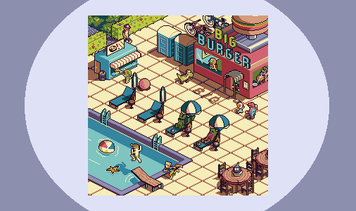 DrPixel8's tweet photo. Nintendo Resort I did for a contest 2 years ago

#Pixelart #Nintendo https://t.co/ETqU48a6qT