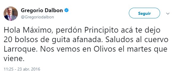 luisrodriguezrm's tweet photo. El abogado de Cristina me está rogando que no publique éste tweet donde cuenta como Máximo Kirchner recibía bolsos.

No se les ocurra difundirlo https://t.co/TjGpREj8x8