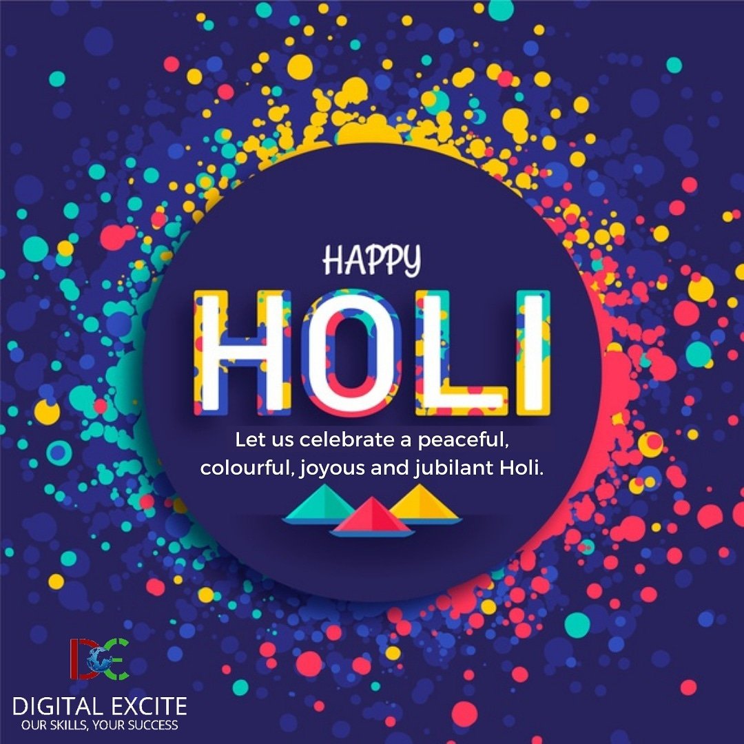 DigitalExcite's tweet photo. Digital Excite wishes you a very Happy Holi!! 🥳💥💥

#digitalexcite #HappyHoli2021 #HolikaDahan #HappyHoli #Holi2021 https://t.co/WQfj5dLGXx
