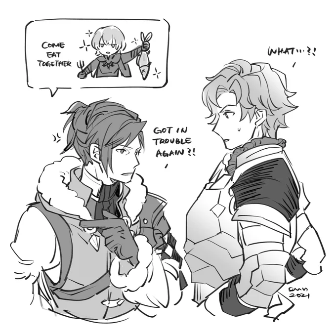 Felix&amp;Sylvain!
FE3H is sooo fun? 