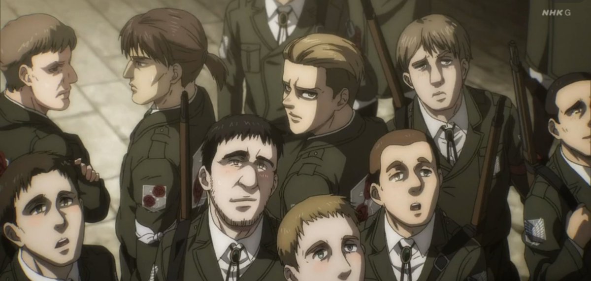 พอร์โก้หนูออกแค่แว๊บๆกับตอนเป็นไททันเองง่ะ ฮือออ แมปป้า!
#AttackonTitanFinalSeason