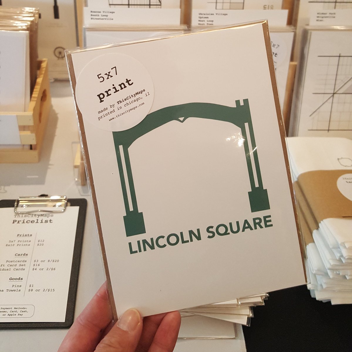 LSRCC_Chicago's tweet photo. We love the simple, local love! @thiscitymaps is at the @DavisTheater with us today until 4pm! https://t.co/W7v771FAB8