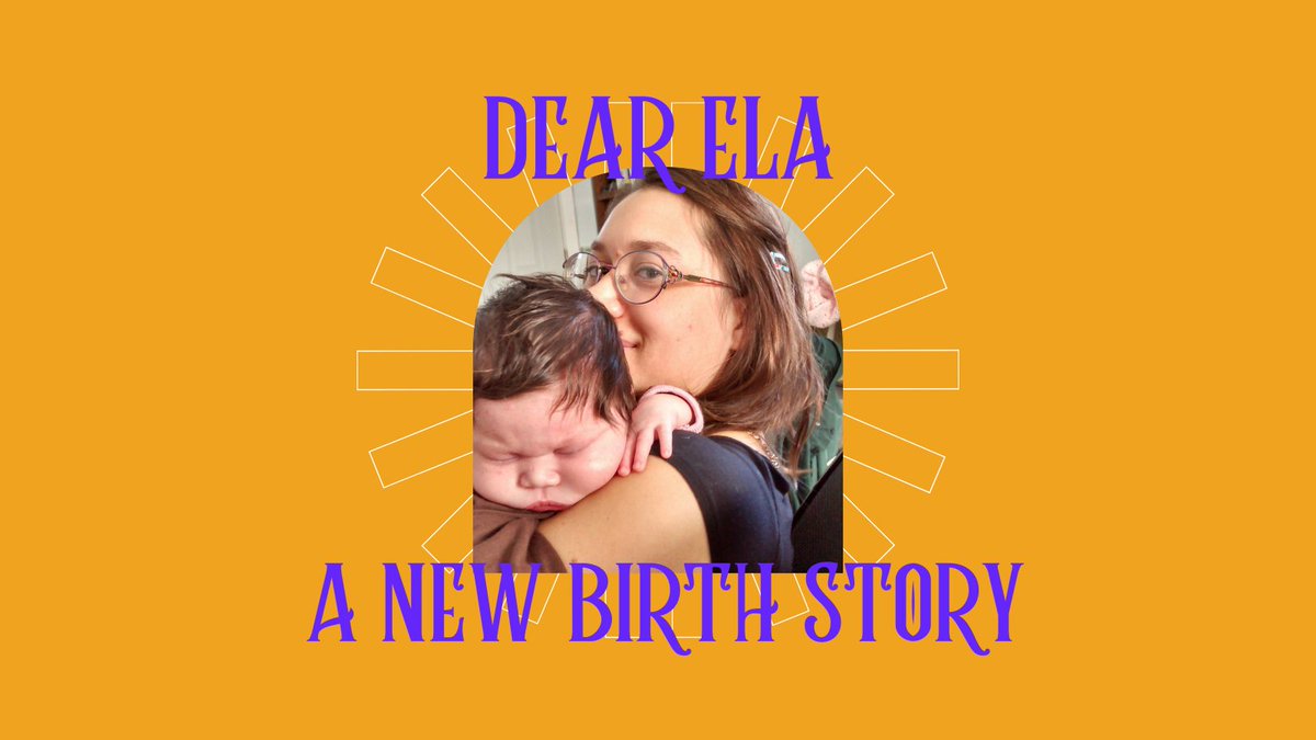 birth_safe's tweet photo. "Dear Ela, a letter to my daughter" by Christine Barrera-Dulger is live now on the blog. Read Christine's birth story today! 
You can submit your story today.  #Birth #BirthStory #CelebrateBirth 

https://t.co/BlCmkvhY3e https://t.co/CdDrmyFNGU