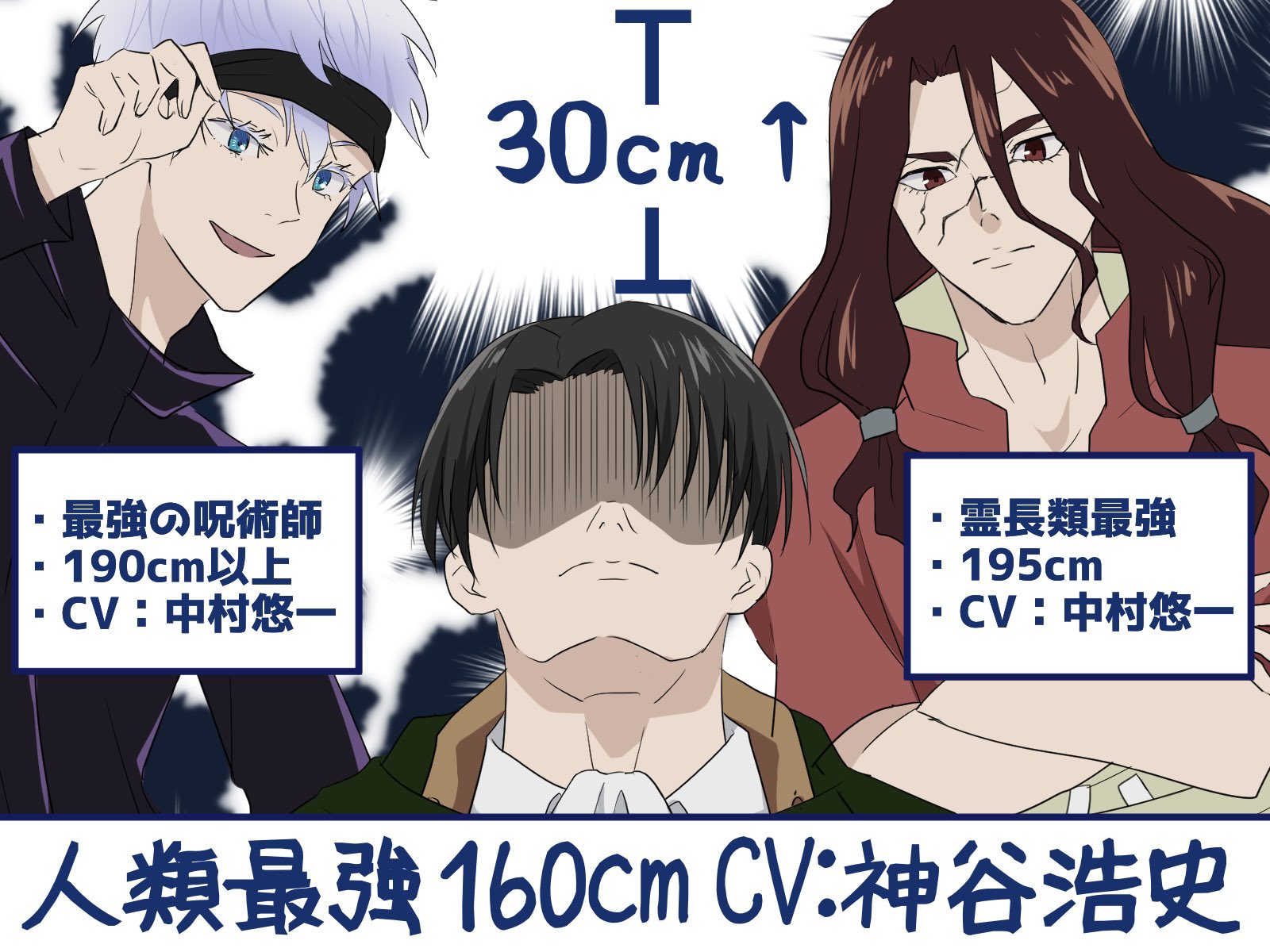 ﾊ ﾁ ｺｰﾄﾞｷﾞｱｽどハマり中 21年冬アニメの少年漫画最強キャラ達 こうやって見るとリヴァイが萌えキャラに見えてくる 呪術廻戦 進撃の巨人 Shingeki Drstone T Co Ja4oxjnwog Twitter