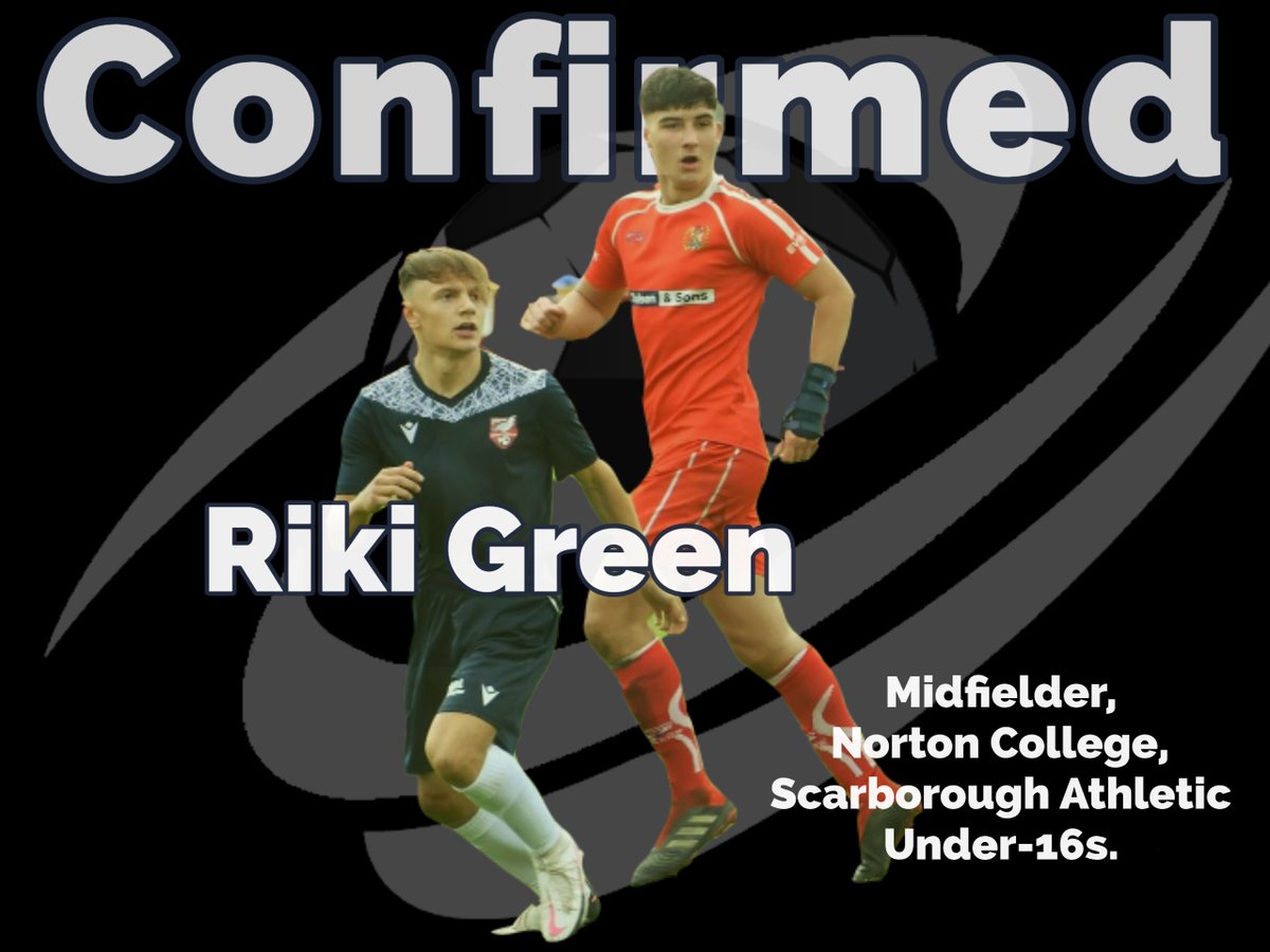 Sboro_scholars's tweet photo. ✒️✒️Welcome✒️✒️
The Scarborough Football Scholarship are delighted to welcome Riki Green as one of our new recruits for September.
Position: Midfielder.
School: @NortonCollege.
Club: @safc
Riki is another great prospect that we are looking forward to working alongside. https://t.co/fpF84TZAaI