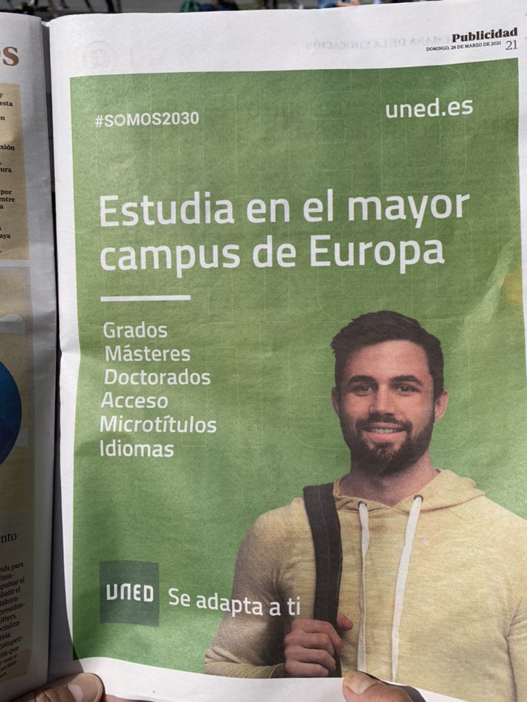 miguelgorbe's tweet photo. Eso es, que se adapte Ia @UNED a la justa petición de los alumnos de acceso 24/45 #Covid y autorizar exámenes de acceso Online. Evitando que #uneddiscrimina y #CuartaOla @educaciongob los que lo pedimos #somos2030 o más alumnos. #SeAdaptaAti esperemos.@abc_es https://t.co/leynal1GPb