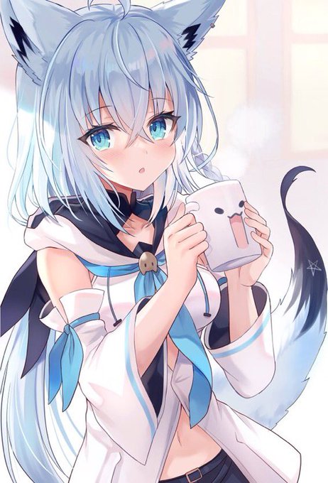 白髪美少女のtwitterイラスト検索結果
