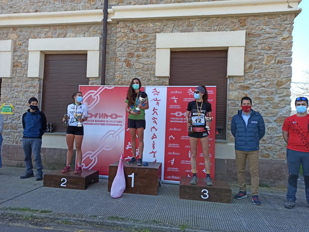 atletismoFNAF's tweet photo. María Ordóñez (#BesteIruña) y Álvaro Ramos (#A4xkm), nuevos Campeones de #Navarra de #TrailRunning.
#BetagarriTrail se confirma como un referente dentro del #atletismonavarro.
@deporte_na @TrailRunNavarra https://t.co/clJ3edN9U3