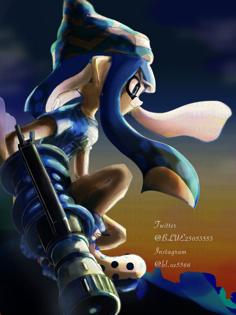 ぱっつんイカガール12色相環 9番を担当させていただきました✨ とても