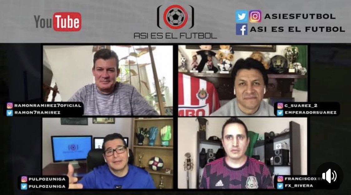FX_Rivera's tweet photo. Un honor unirme a este proyecto y poder hablar de fut con las leyendas @emperadorsuarez @ramon7ramirez @pulpozuniga.
Los esperamos cada semana en @asiesfutbol 
https://t.co/iaYspkmP5E https://t.co/tKlPTsKcuQ