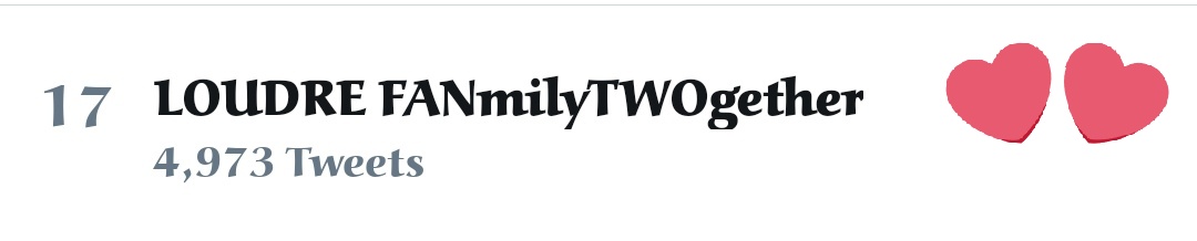 Seventeen spot na

LOUDRE FANmilyTWOgether
#LouDre <a href="/louyanong/">Lou Yanong</a> <a href="/itsdredesu/">André</a>
