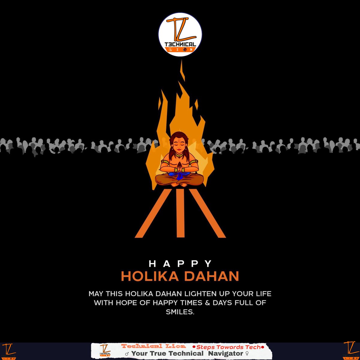 TechnicalLions's tweet photo. May there be no trace of evil in your life. May there be only goodness all around you. Happy Holika Dahan
#TechnicalLion #ajayautade #sonuautade #ajayautadepatil #AjayAutade #SonuAutade #technicallion https://t.co/mnxp89XPc8