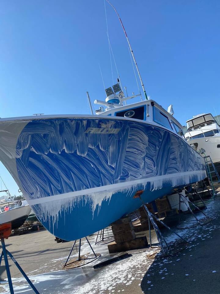 FVHardMerch's tweet photo. Falcon ready for takeoff! Haddock charters are available on both boats fish with @captmarciano on the #FVFalcon or fish with @hardmerchjoe on the #HardMerch 

New #WickedTuna kicks off tonight at 9/8c on @natgeotv! 

https://t.co/qu7hHUpzEx https://t.co/T87EoTNGQp